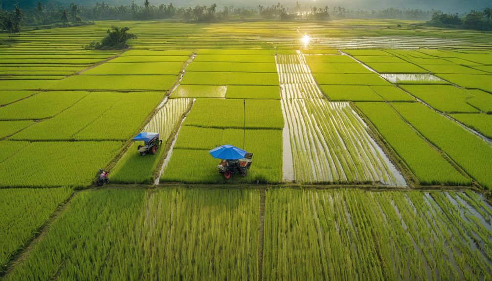 rice production ip400 variety