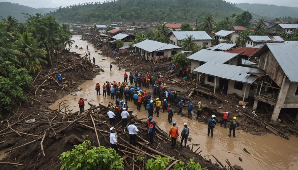 flash floods and landslides