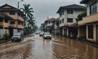 heavy rain floods jakarta