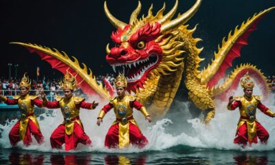 lion and dragon dance