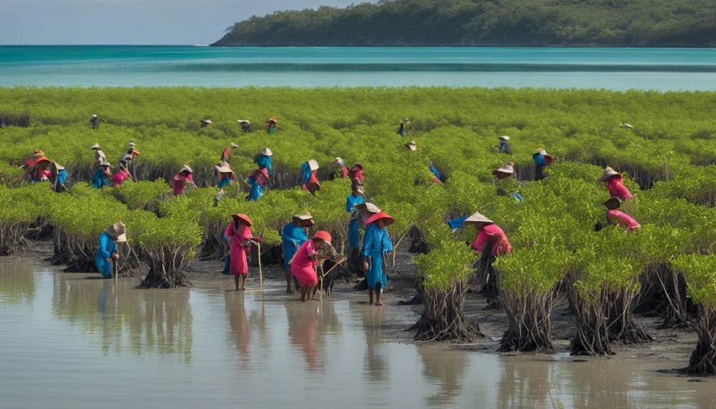 mangrove planting initiative program