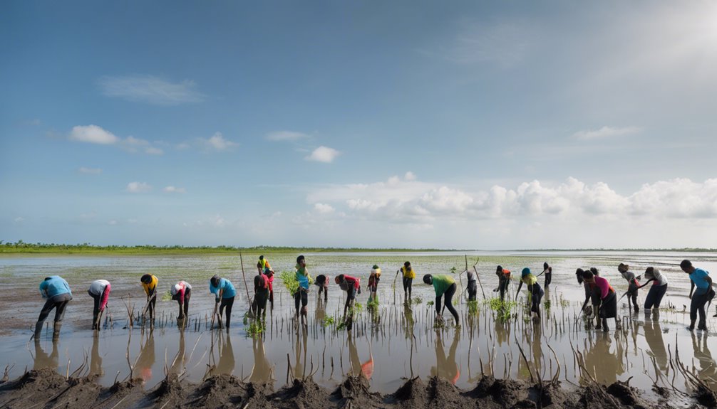 planting mangroves prevents erosion