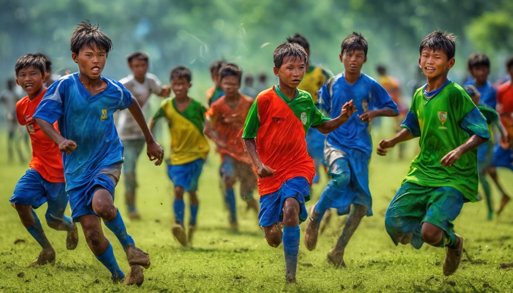 rising young football star