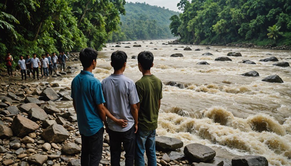 three students drowned tragically