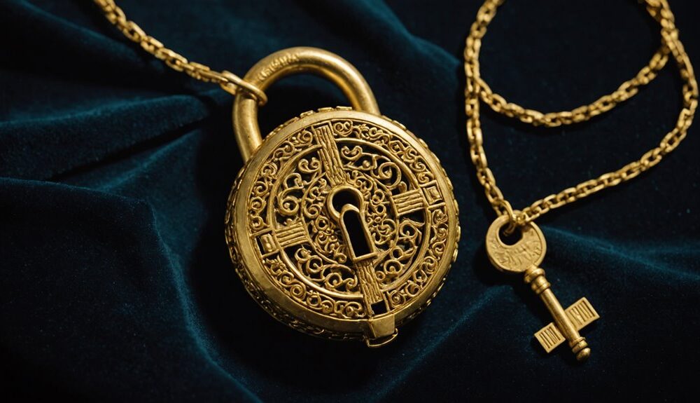 ancient golden lock discovered