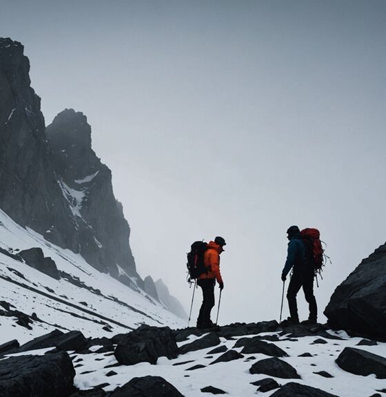 two climbers die bad weather