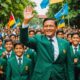 prabowo attends hardiknas celebration