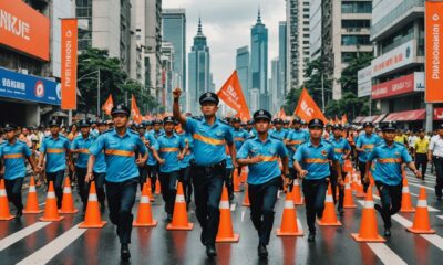 rekayasa lalu lintas Jakarta Marathon